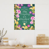 Belle Poster Turquoise Day (Cuisine)