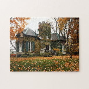 Belle ! Puzzle - Maison de château à l'automne