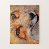 Belle Renard Rouge Gros plan, Jigsaw Puzzle (Vertical)