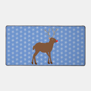 Belle renne de Noël avec nez rouge