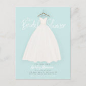 Belle robe Nuptiale/wedding shower Invitation (Devant)