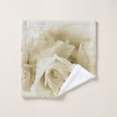 Belle rose blanche (Gant de toilette)