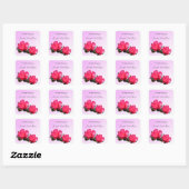 belle rose camellia fleurs livre autocollant (Feuille)