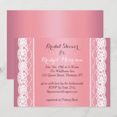 Belle Rose Gold Bridal Shower Invitation (Devant / Derrière)