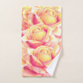Belle rose jaune Peachy (Serviette à main)