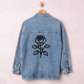 Belle Rose noir Silhouette Flower (Hangar)