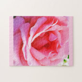 Belle rose rose Puzzle (Horizontal)