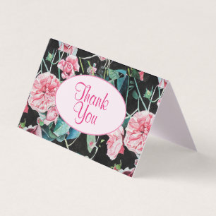 Belle rose rose rose Rose Aquarelle Carte de remer