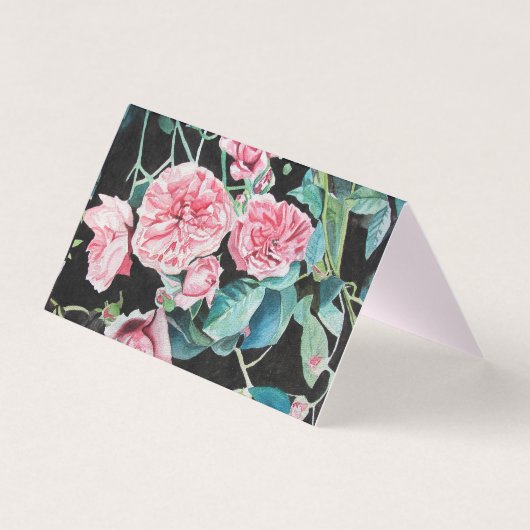 Belle rose Roses Rose Carte de voeux Anniversaire (Front)