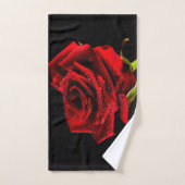 Belle rose rouge (Serviette à main)