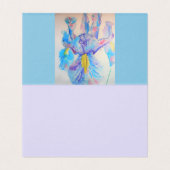 Belle Rose Rouge Peinture Amour Carte Anniversaire (Inside Unfolded)