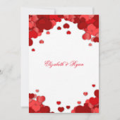 Belle, Saint Valentin, Faire-part de mariage (Devant)