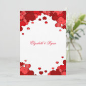 Belle, Saint Valentin, Faire-part de mariage (Debout devant)