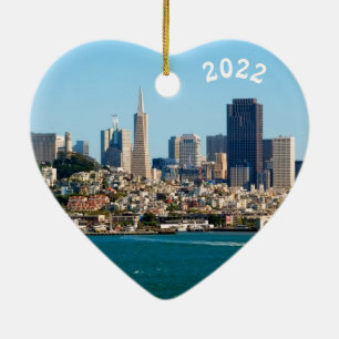 Belle San Francisco, Ornement à coeur en céramique