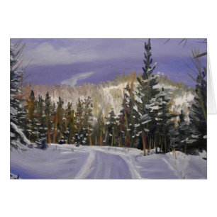 Belle scène de neige de montagne du Colorado