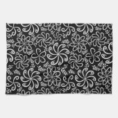 Belle serviette blanche et noire (Horizontal)