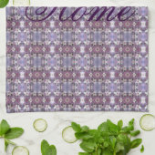 Belle Serviette De Cuisine Aux Fleurs Blanches (Plié)