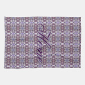 Belle Serviette De Cuisine Aux Fleurs Blanches (Horizontal)