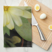 Belle serviette de cuisine Jaune Marigold (Quart Plié)