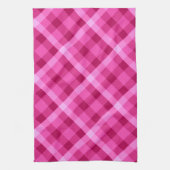 Belle Serviette de cuisine Pink Magenta Plaid (Vertical)