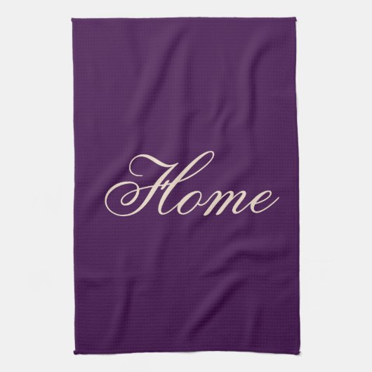 Belle serviette de cuisine violette (Vertical)