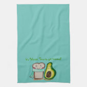 Belle serviette de plat à thème hivernal (Vertical)