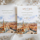 Belle Sienne, Italie Invitation Save the Date