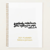 Belle Simple Personnalisé Christian Planner (Devant)