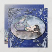 Belle Sirène Baby Shower Invitations (Devant / Derrière)