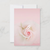 Belle Soft rose Rose humide élégant mariage RSVP (Dos)