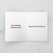 Belle Sorcière Halloween Trick Ou Carte De Voeux (Intérieur)