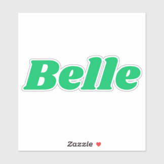 Belle Sticker