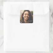 Belle Sticker Carré Jaune (Sac)