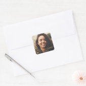 Belle Sticker Carré Jaune (Enveloppe)
