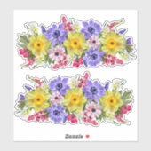 Belle Sticker en vinyle coupé sur mesure (Feuille)