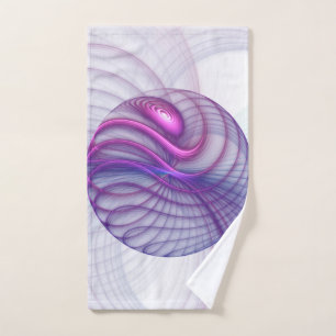 Belle Swing Moderne Art Fractal Abstrait Rose