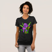 Belle T-Shirt Fleur Iris (Devant entier)