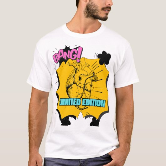 Belle T-shirt Heart Design (Devant)