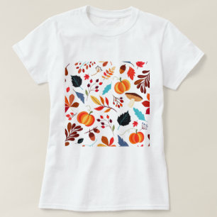 Belle T-shirt Motif d'automne