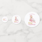 Belle table de Baby shower Ballerina Confetti (Devant)