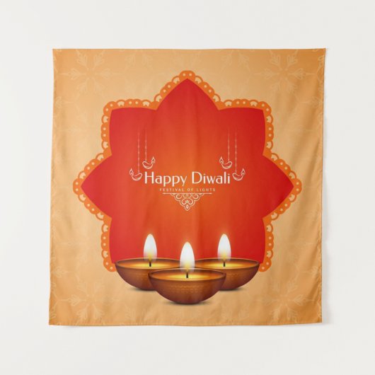 Belle Tapisserie de Diwali (Devant)