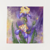 Belle Tapisserie Fleurs Iris (Devant)