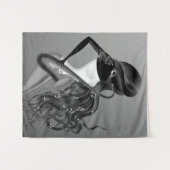 Belle Tapisserie saxophoniste (Devant (Horizontal))