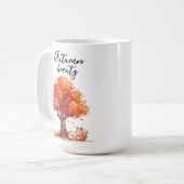 Belle tasse à café d'automne (Devant gauche)