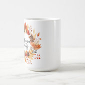 Belle tasse à café d'automne (Centre)