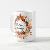 Belle tasse à café d'automne (Devant gauche)