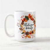 Belle tasse à café d'automne (Gauche)