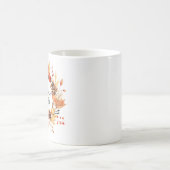 Belle tasse à café d'automne (Centre)