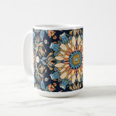 Belle tasse avec motif floral élégant (Devant gauche)