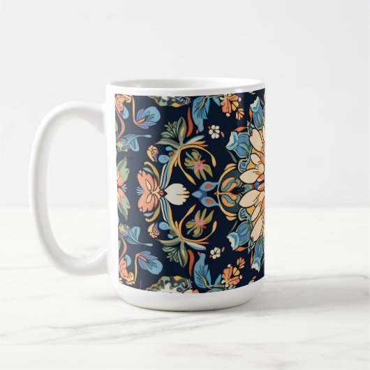 Belle tasse avec motif floral élégant (Gauche)